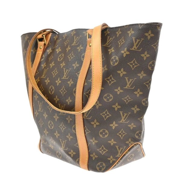 LOUIS VUITTON Sac Shopping Shoulder Tote Bag Monogram Leather BN - Picture 4 of 16